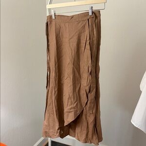 Aritzia Wilfred Brown ELETA SKIRT with tags